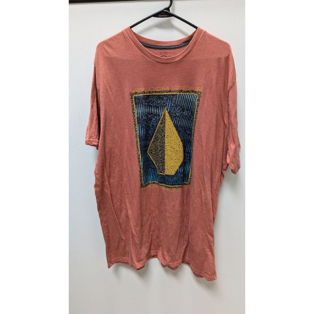 Volcom Dark Orange Short Sleeve Graphic Tee